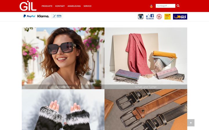 Screenshot of gil-design.com