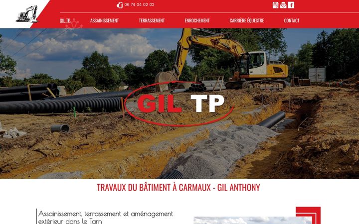 Screenshot of gil-tp.fr