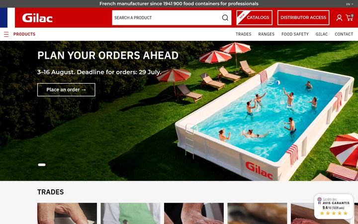 Screenshot of gilac.com