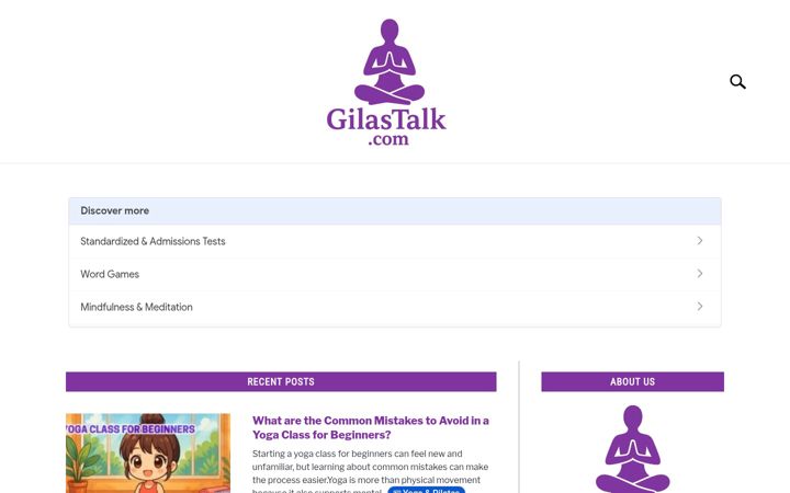 Screenshot of gilastalk.com