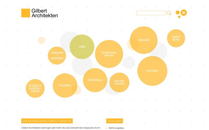 Screenshot of gilbert-architekten.de