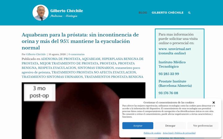 Screenshot of gilbertochechile.es