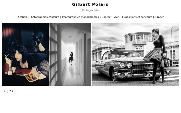 Screenshot of gilbertpolard.com