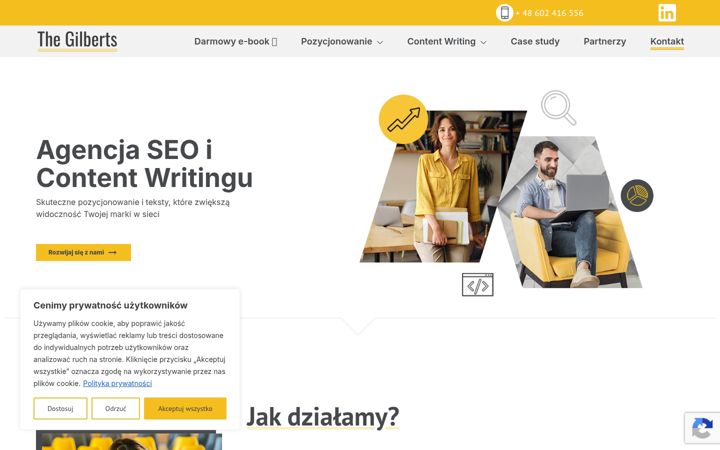 Screenshot of gilberts.agency