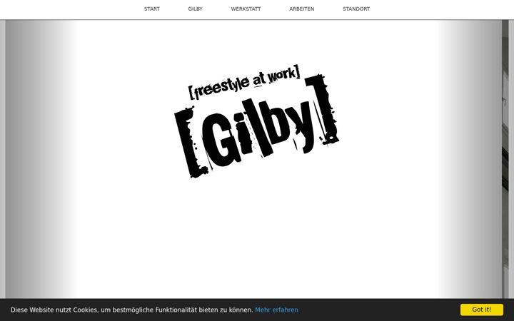 Screenshot of gilby.at