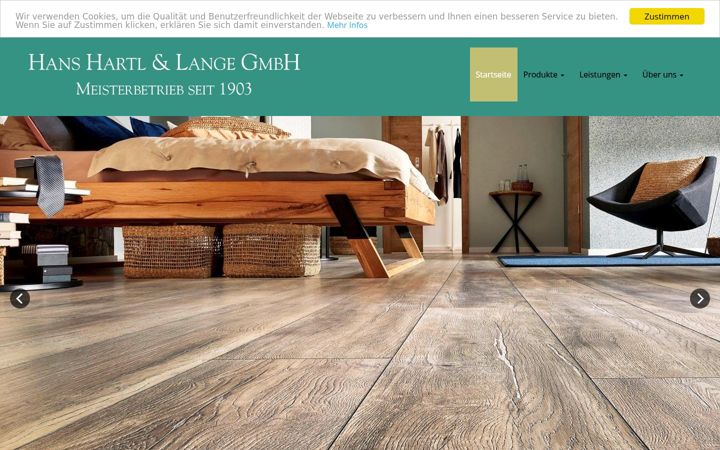 Screenshot of gilchinger-bodenbelaege.com