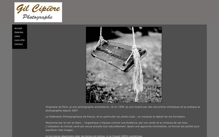 Screenshot of gilcipiere.com