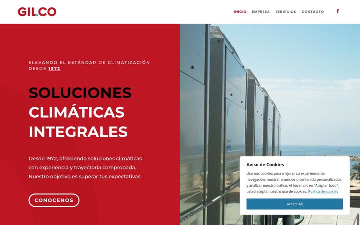 Screenshot of gilco73.com
