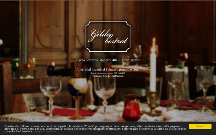 Screenshot of gildabistrot.it
