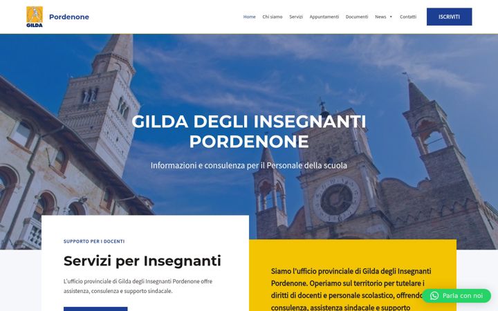 Screenshot of gildapn.it