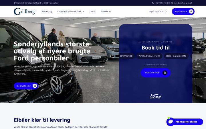 Screenshot of gildberg-brugte.dk