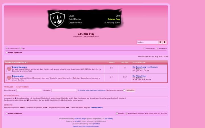 Screenshot of gilde-crudo.de