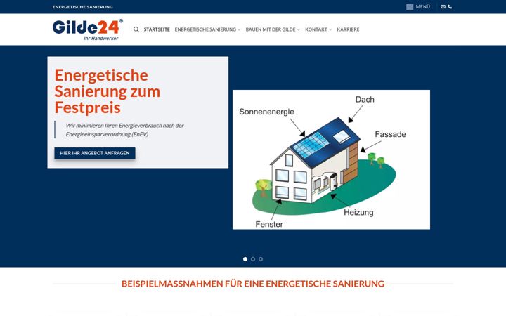Screenshot of gilde24.de