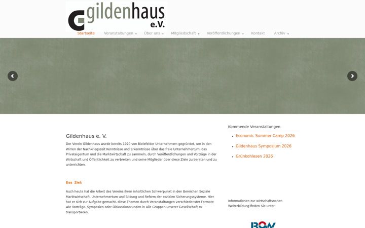 Screenshot of gildenhaus.de