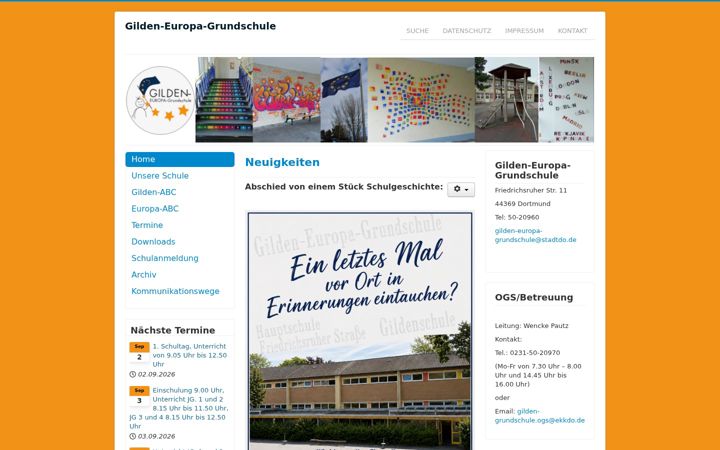 Screenshot of gildenschule.de