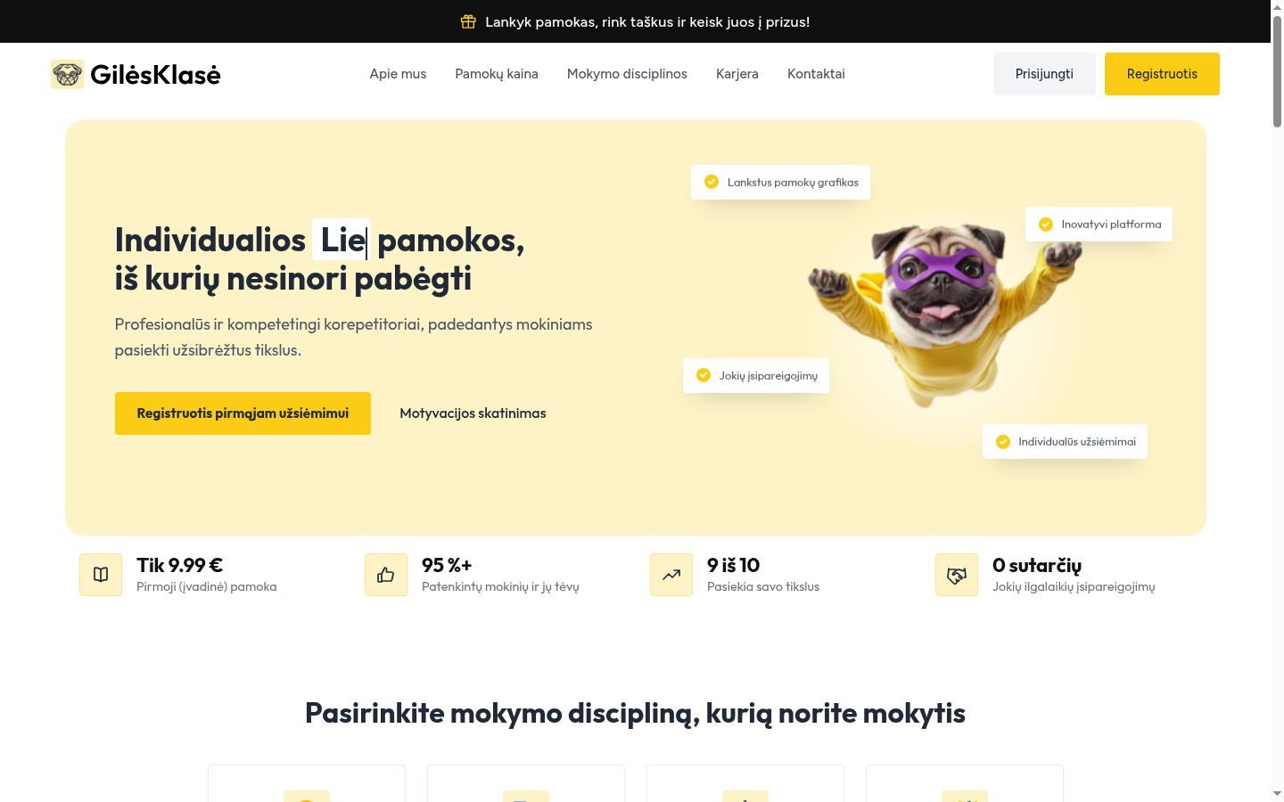 Snímek obrazovky baneru souhlasu zobrazeného před jakoukoli interakcí