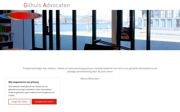 Screenshot of gilhuis.nl