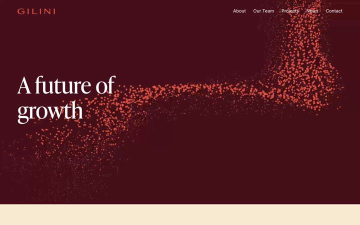 Screenshot of gilini.co.uk