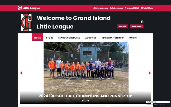 Screenshot of gilittleleague.org