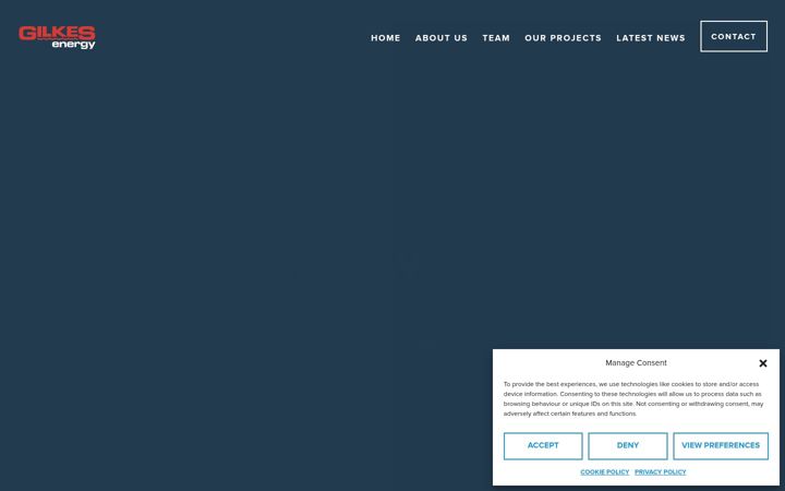 Screenshot of gilkesenergy.com