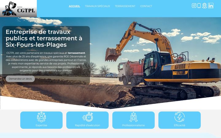 Screenshot of gilles-travauxspeciaux.fr