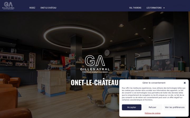 Screenshot of gillesayral.com