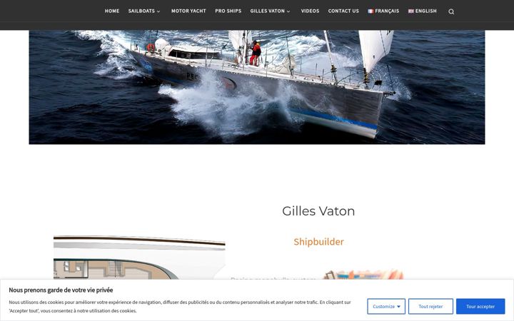 Screenshot of gillesvaton.com
