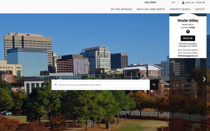 Screenshot of gilleyteam.com