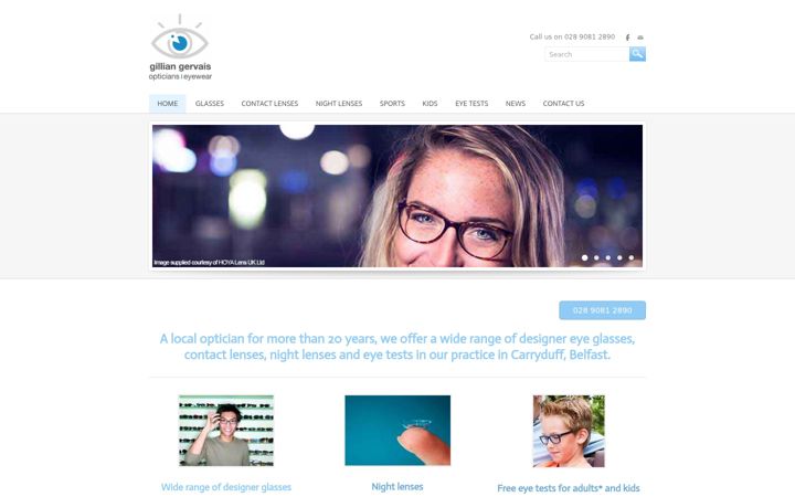 Screenshot of gilliangervais-carryduff.co.uk