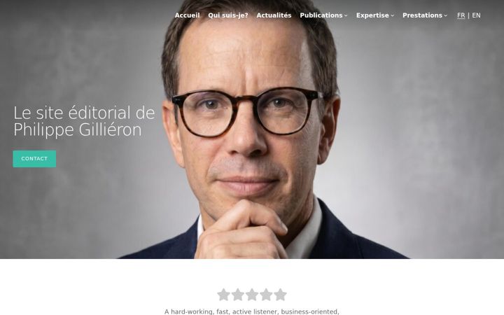 Screenshot of gillieronavocat.ch