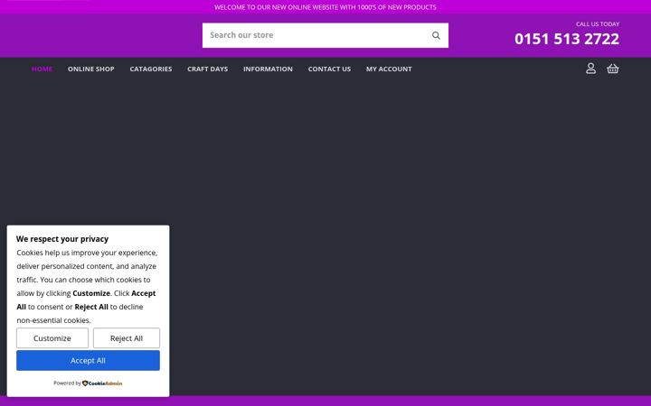 Screenshot of gilliescrafts.co.uk