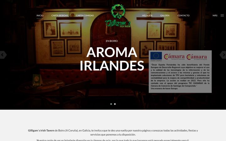 Screenshot of gilligams.com