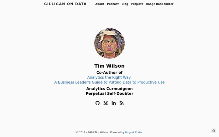 Screenshot of gilliganondata.com