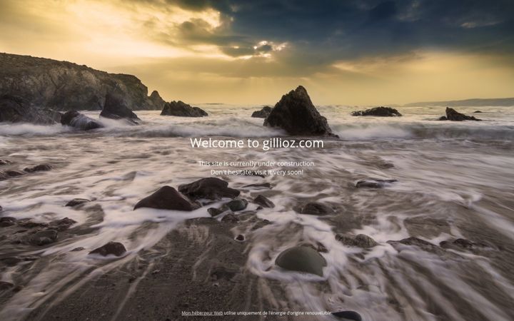Screenshot of gillioz.com