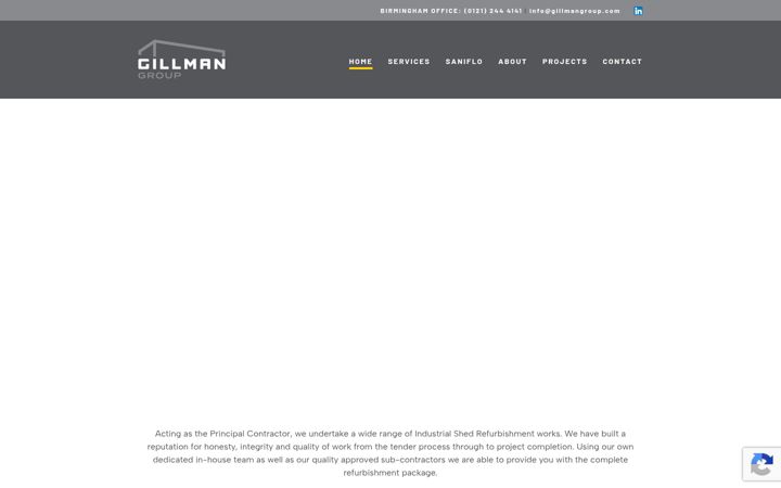 Screenshot of gillmangroup.com