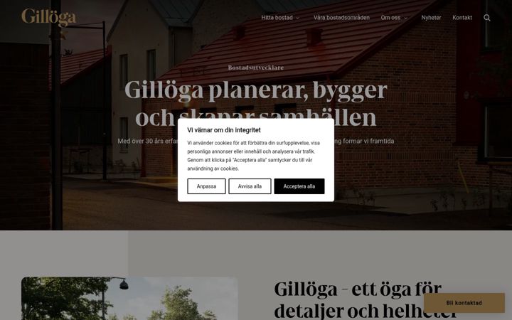 Screenshot of gilloga.se