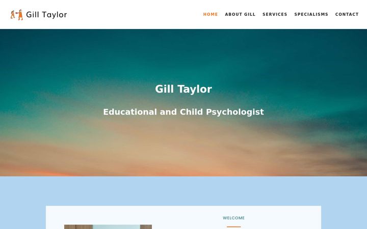 Screenshot of gilltaylor.info