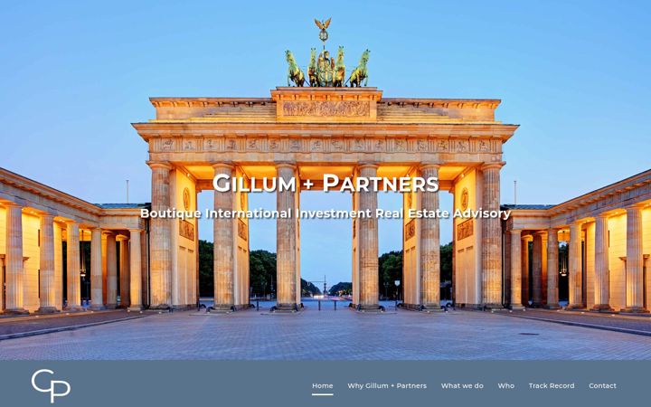 Screenshot of gillumandpartners.com