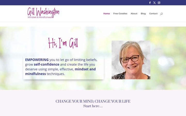 Screenshot of gillwashington.co.uk