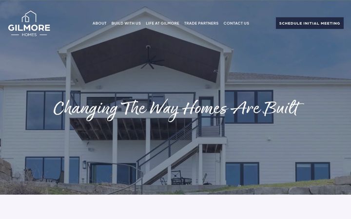 Screenshot of gilmore-homes.com