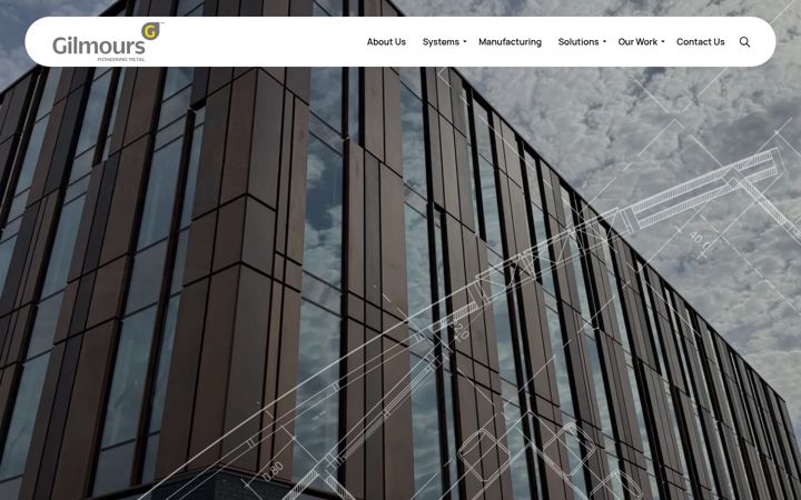 Screenshot von gilmours.net