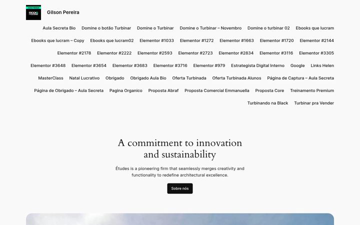Screenshot of gilsonpereira.com.br