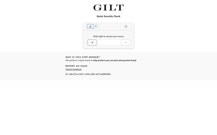 Screenshot του gilt.com