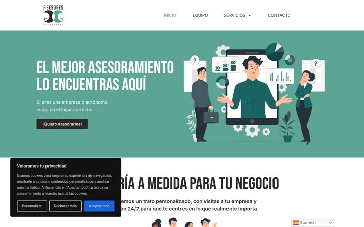 Screenshot of gilygarcia.com