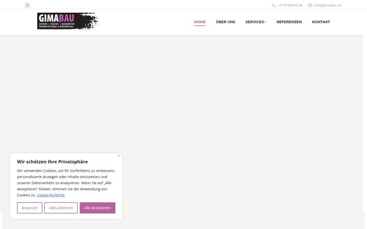 Screenshot of gima-bau.ch