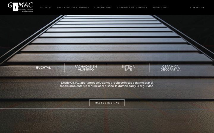 Screenshot of gimac.es