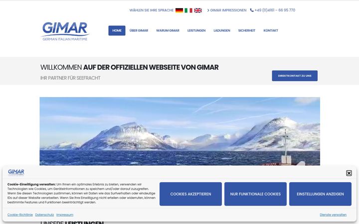Screenshot of gimar.de