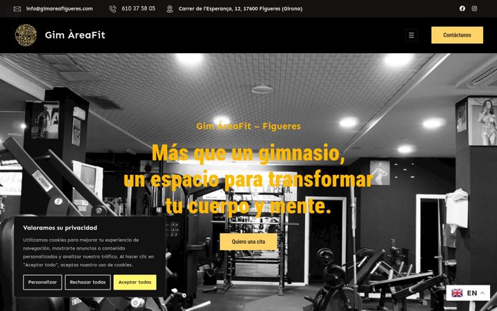 Screenshot of gimareafigueres.com