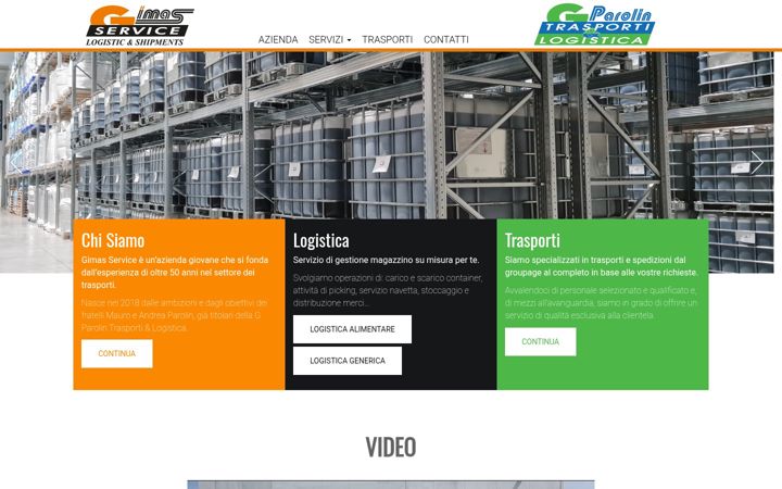 Screenshot of gimasservice.it