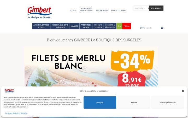 Screenshot of gimbert.com